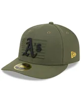 Men's New Era Green Oakland Athletics 2023 Armed Forces Day Low Profile 59FIFTY Fitted Hat