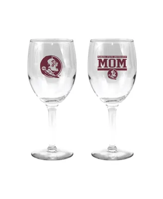 Florida State Seminoles 11 Oz Mom Stemmed Wine Glass