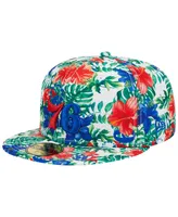 Men's New Era Philadelphia 76ers Tropical Hibiscus 59FIFTY Fitted Hat