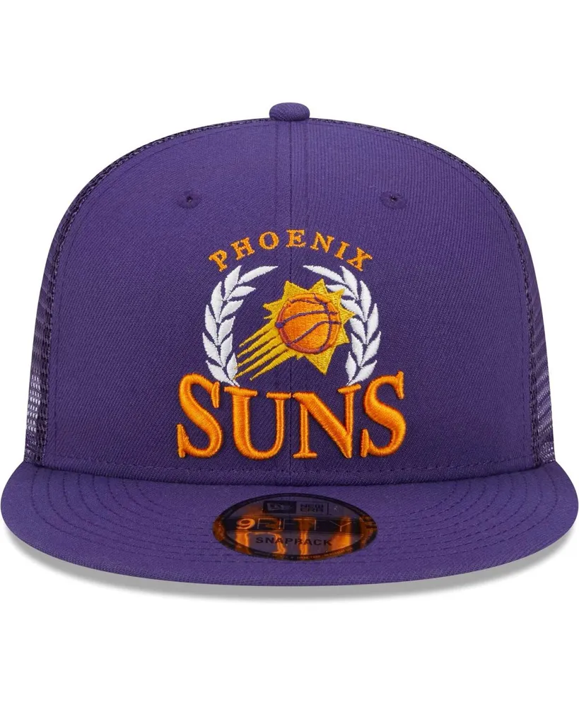 Men's New Era Purple Phoenix Suns Bold Laurels 9FIFTY Snapback Hat