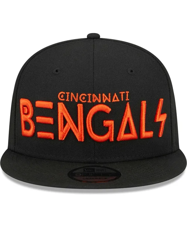 Cincinnati Bengals New Era Instant Replay 9FIFTY Snapback Hat - Black