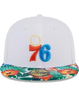 Men's New Era White Philadelphia 76ers 59FIFTY Fitted Hat