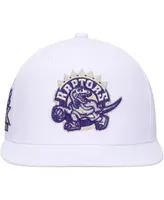 Men's Mitchell & Ness White Toronto Raptors Hardwood Classics Soul Snapback Hat
