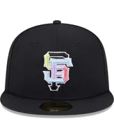 Men's New Era Black San Francisco Giants Multi-Color Pack 59FIFTY Fitted Hat
