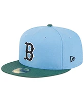 Men's New Era Sky Blue, Cilantro Boston Red Sox 2007 World Series 59FIFTY Fitted Hat