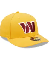 Men's New Era Gold Washington Commanders Omaha Low Profile 59FIFTY Fitted Hat