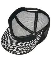 Women's Hurley Black Nascar Foam Trucker Snapback Hat