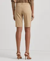 Lauren Ralph Twill Stretch Bermuda Shorts, Regular & Petite