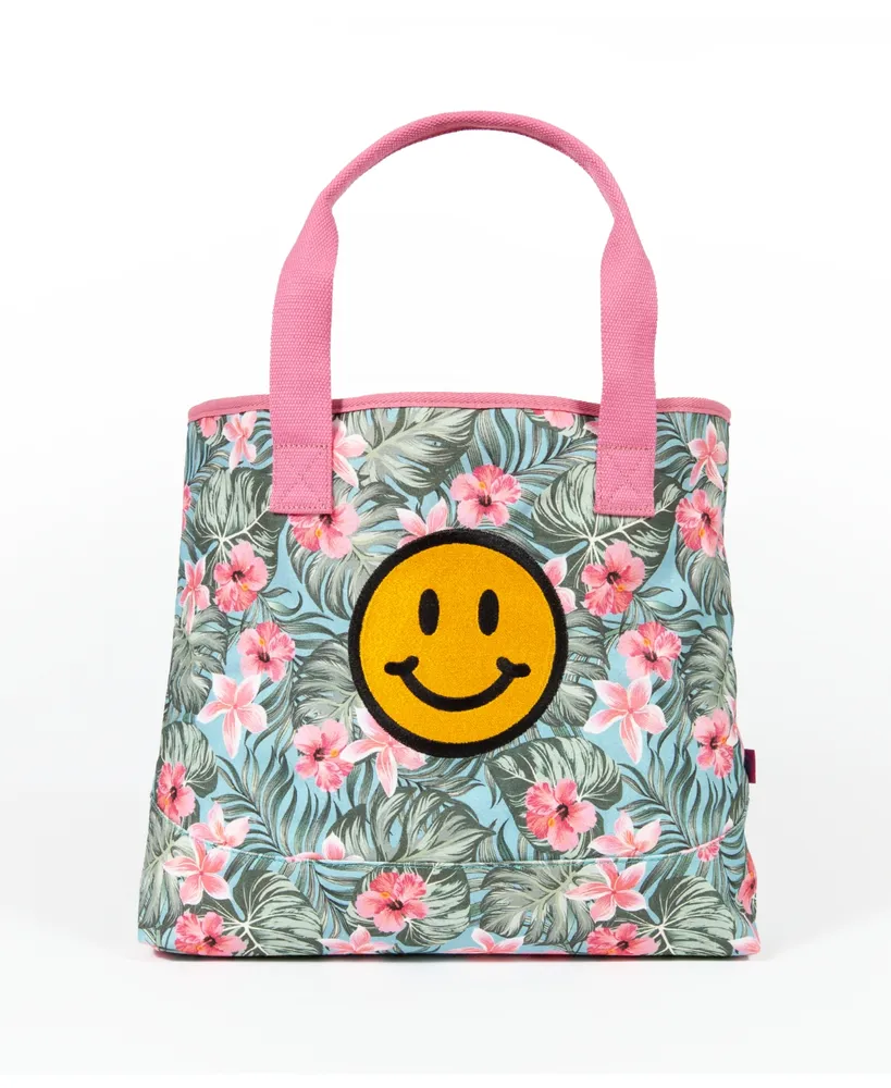 Shady Lady Hawaiian Extra Large, 100% Cotton Canvas Carryall Tote Bag