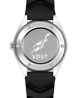 Certina Men's Swiss Automatid Ds Super PH500M Black Rubber Strap Watch 43mm