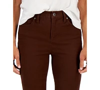 Style & Co Petite High Rise Natural Straight-Leg Jeans, Created for Macy's