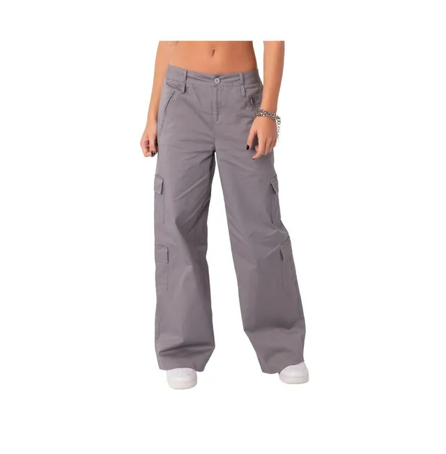 Women's Wide leg cargo sweatpants