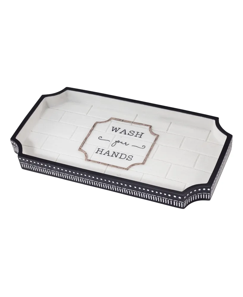 Avanti Bath Icons Whimsical Resin Bathroom Tray