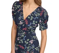 Tommy Hilfiger Women's Floral-Print Fit & Flare Dress