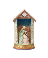 Jim Shore Holy Family Lighted Diorama Figurine