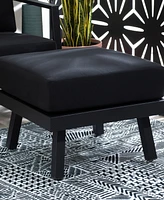 Linon Home Decor Acadian Outdoor Ottoman