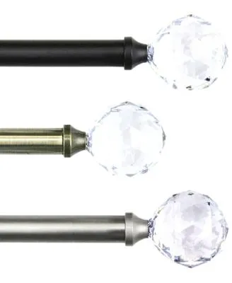 Rod Desyne Faceted Single Rod Window Hardware Collection