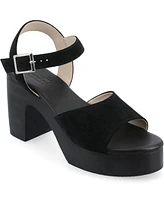 Journee Signature Women's Katana Platform Sandals