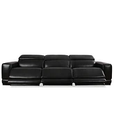 Closeout! Krofton -Pc. Beyond Leather Fabric Sofa with Power Motion Recliners