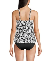 Lands' End Women's Dd-Cup Flutter Scoop Neck Tankini Top