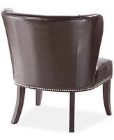 Janie Faux Leather Accent Chair