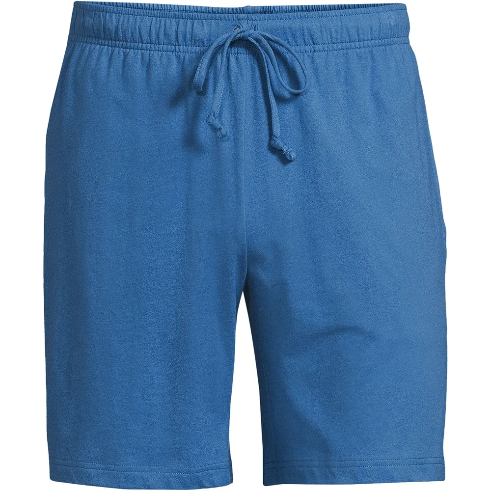 Lands' End Men's Knit Jersey Pajama Shorts