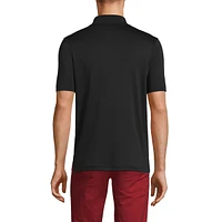 Lands' End Men's Short Sleeve Cotton Supima Polo Shirt with Pocket