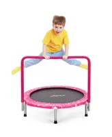 Costway 36'' Kids Trampoline Rebounder W/Full Covered Handrail