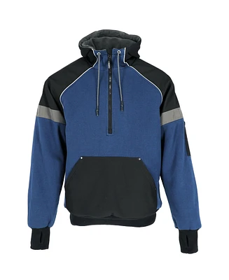 RefrigiWear Men's Frostline Pullover Sweatshirt with Insulated Hoodie