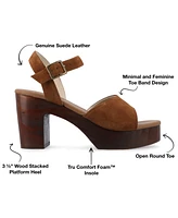 Journee Signature Women's Katana Platform Sandals