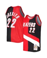 Men's Mitchell & Ness Clyde Drexler Red