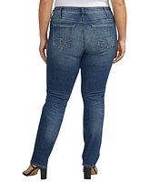 Silver Jeans Co. Plus Suki Mid Rise Straight Leg