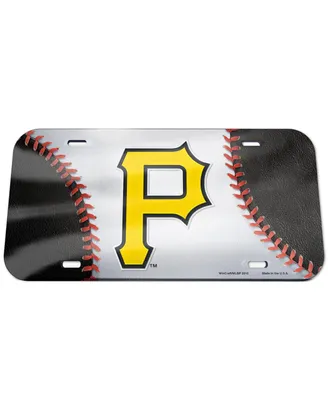 Wincraft Pittsburgh Pirates Ball Crystal Mirror License Plate