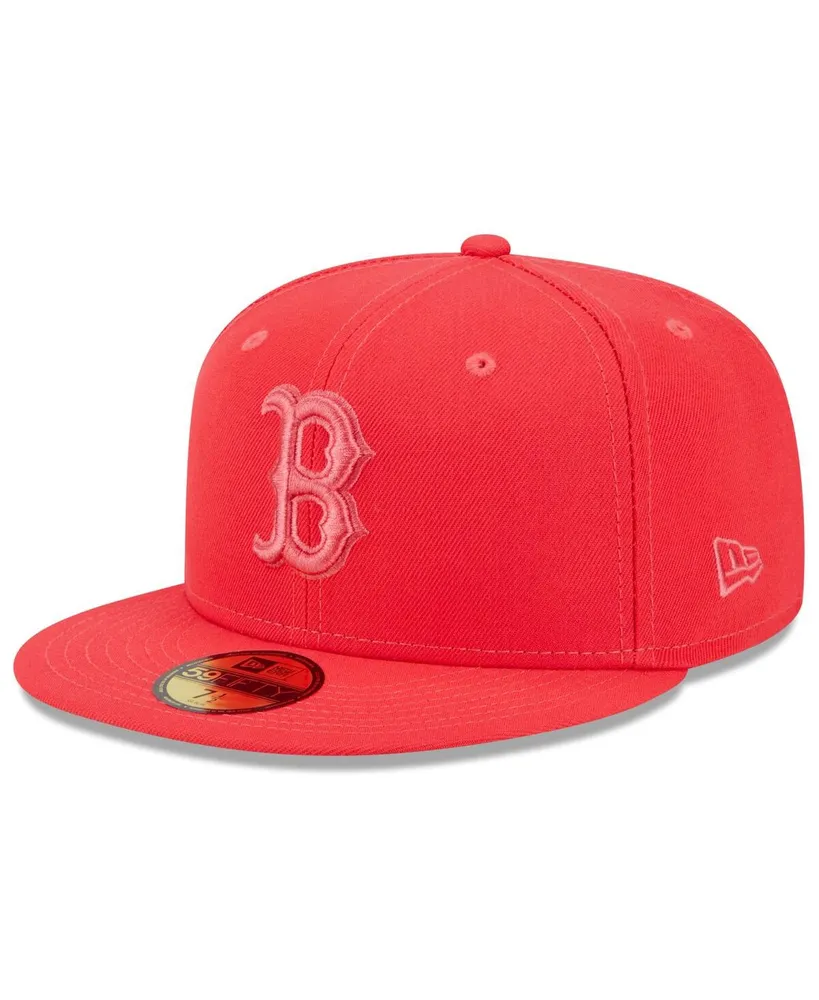 Men's New Era Red Boston Red Sox 2023 Spring Color Basic 59FIFTY Fitted Hat