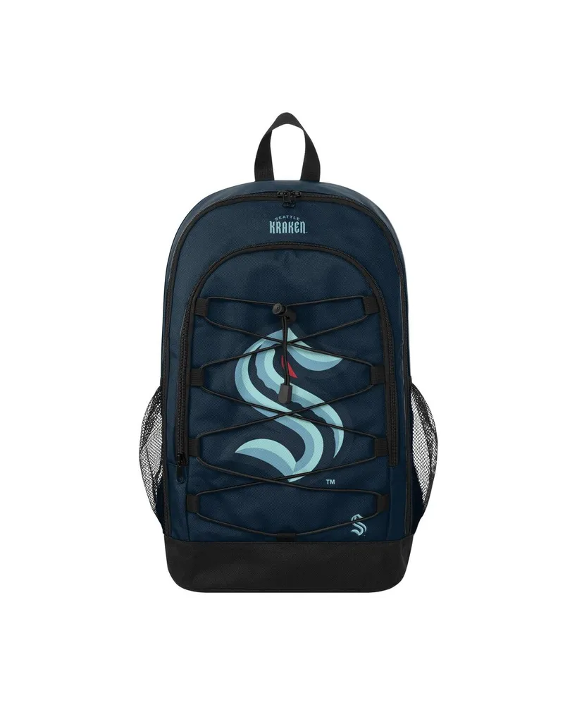 Men's and Women's Foco Seattle Kraken Big Logo Bungee Backpack