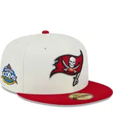 Men's New Era Cream Tampa Bay Buccaneers Retro 59FIFTY Fitted Hat