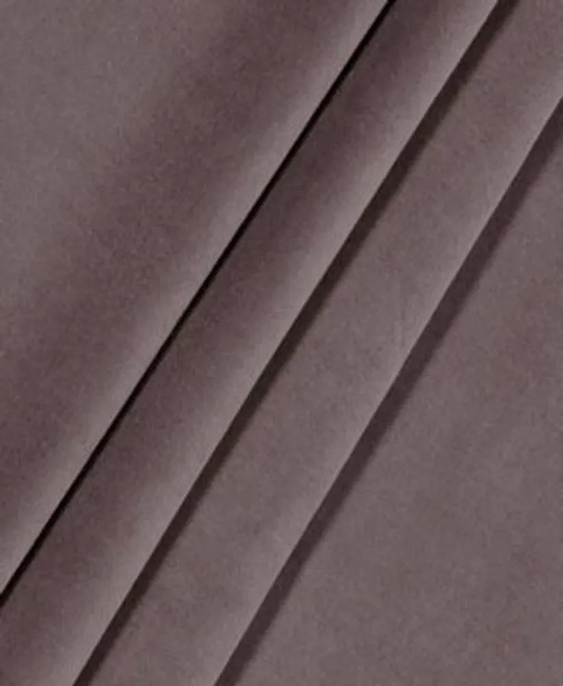 Eclipse Luxury Cotton Velvet 100 Blackout Rod Pocket Back Tab 1 Pc. Curtain Panel Collection