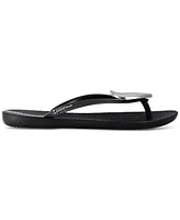 Ipanema Women's Wave Heart Sparkle Flip-flop Sandals