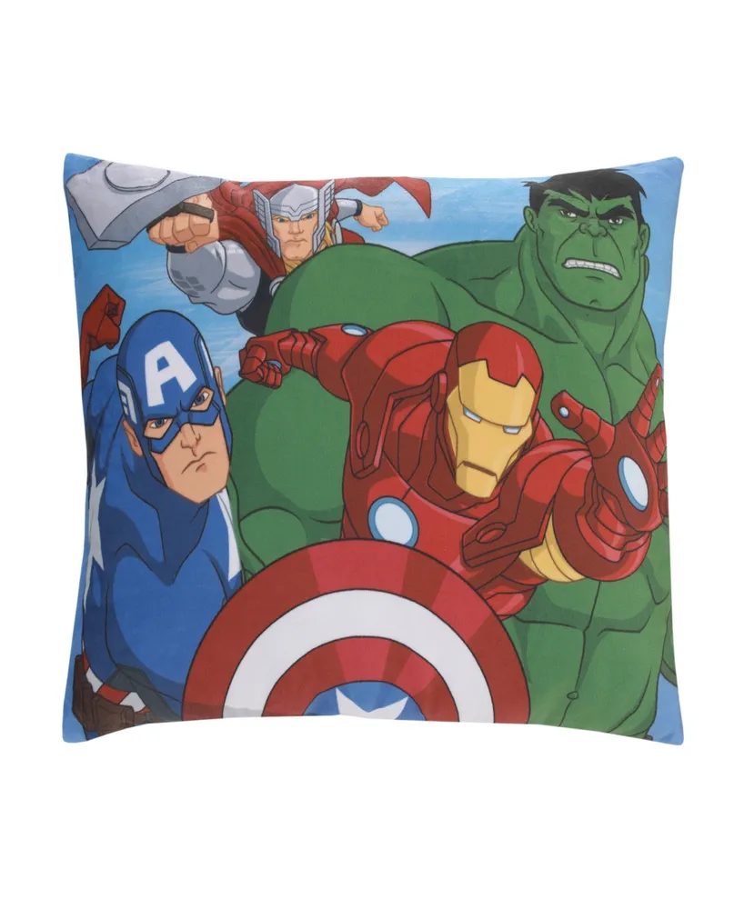 Marvel Avengers Fight The Foes Toddler Pillow, 15" x 3.5"