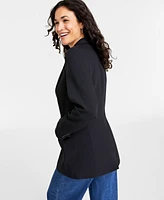 On 34th Women's Solid One-Button Boyfriend Blazer, Created for Macy's