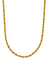 Sparkle Rope Link Chain 3 5 8mm Collection In 14k Gold