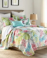 Levtex Kalani Tropical Motif Reversible -Pc. Quilt Set