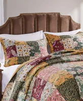 Greenland Home Fashions Antique-Like Chic Authentic Patchwork Piece Bedspread Set