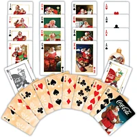 Masterpieces Coca-Cola Vintage Santa Playing Cards - 54 Card Deck