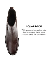 Journee Signature Women's Rowann Block Heel Chelsea Booties