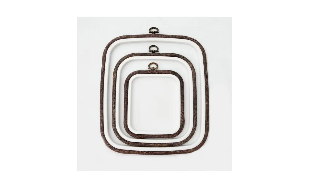 Square Flexi Hoop Nurge 230- Woodgrain