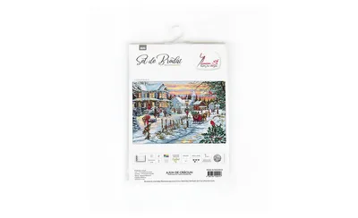 Luca-s Christmas Eve B595L Counted Cross-Stitch Kit - Assorted Pre