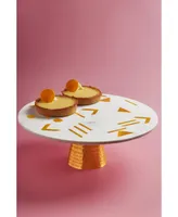 Gauri Kohli Olympia Marble Cake Stand - 12"