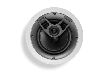 In-ceiling loudspeaker with 6 1/2-inch driver - White