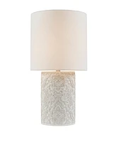 Ink + Ivy Ashbourne Embossed Floral Resin Table Lamp